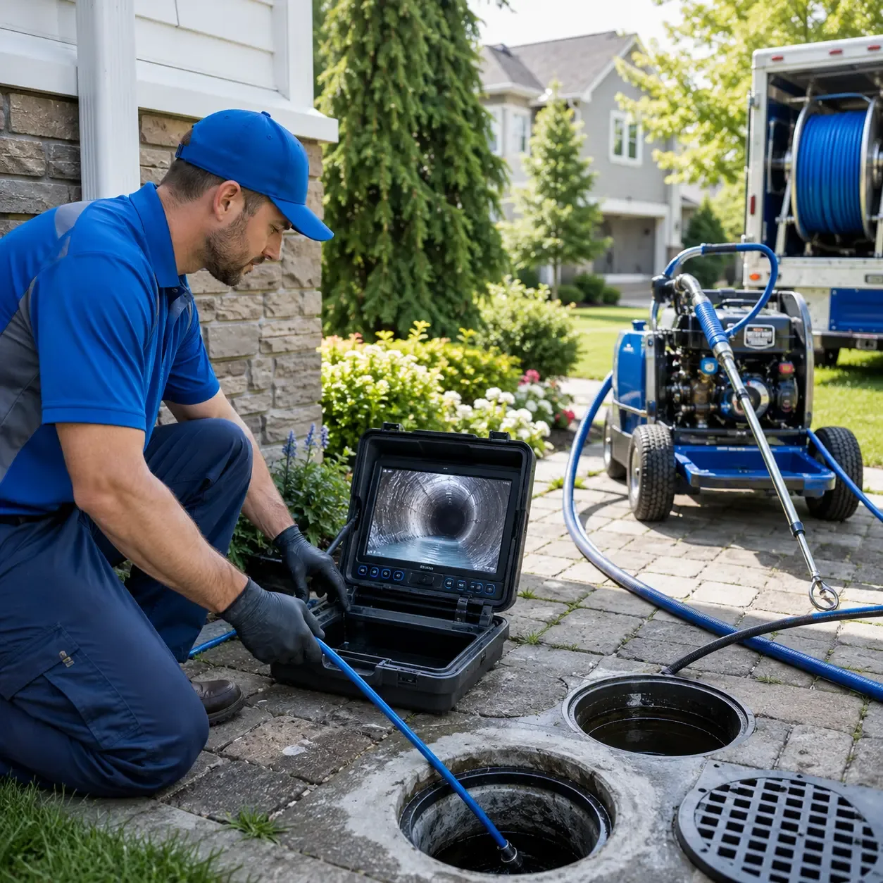 Outdoor drain cleaning professionals serving Purcell, MO